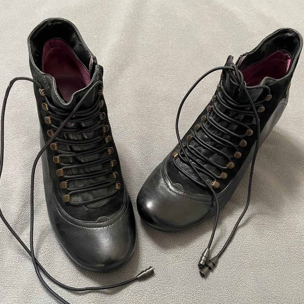 Victorian style ankle boots